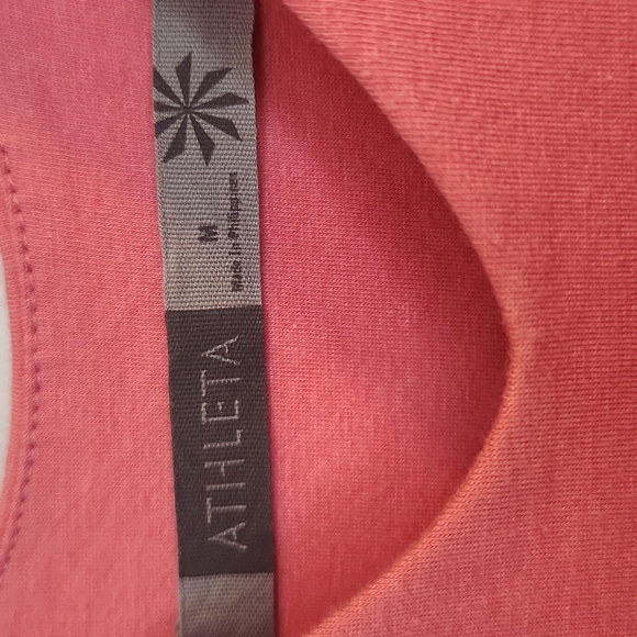 Athleta Babydoll Dress Pink Soft & Comfy With Pockets Style #819724 Assymetrical - Picture 4 of 13